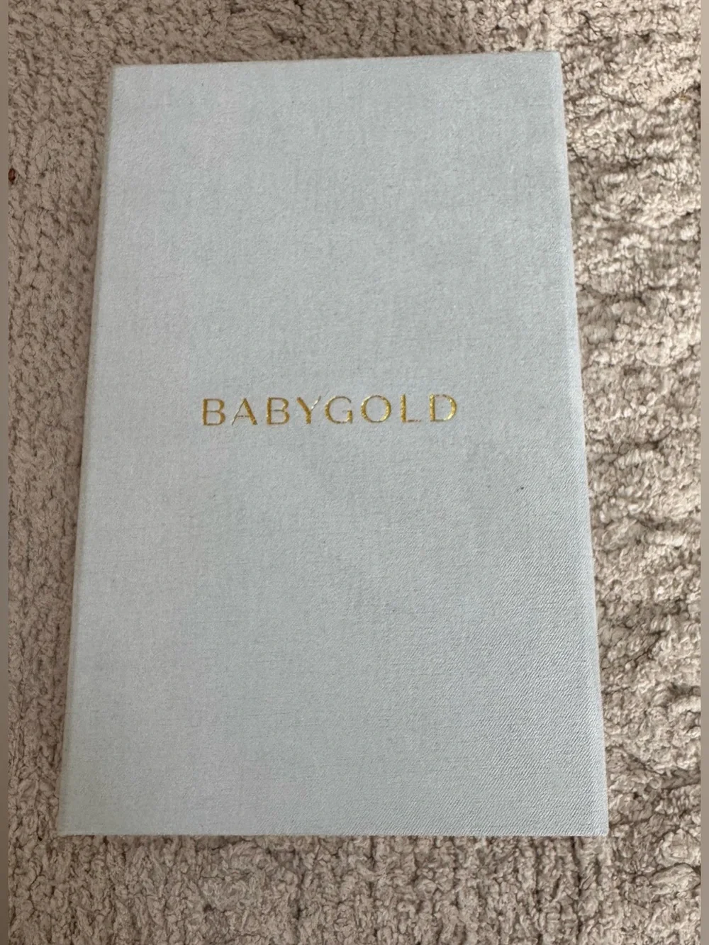 MWOTBaby Gold Blush & White Pearl Necklace With 14K Gold Petite Paper Clip Clasp - Picture 4 of 10
